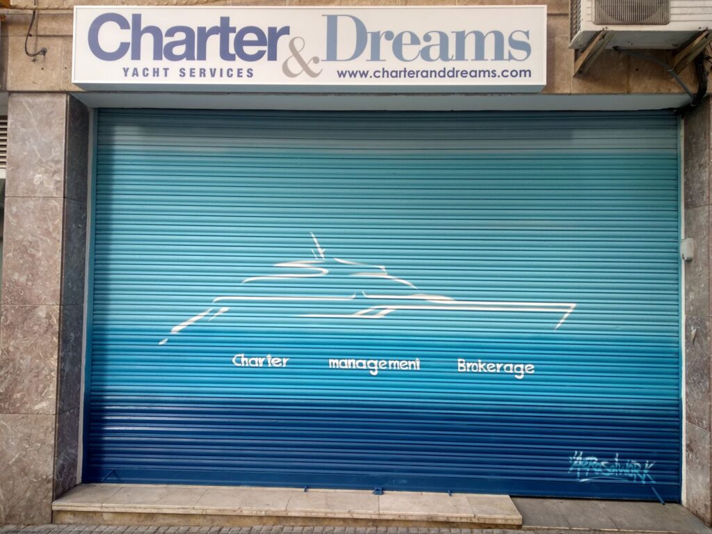 Graffiti Comercial Charter & Dreams Palma