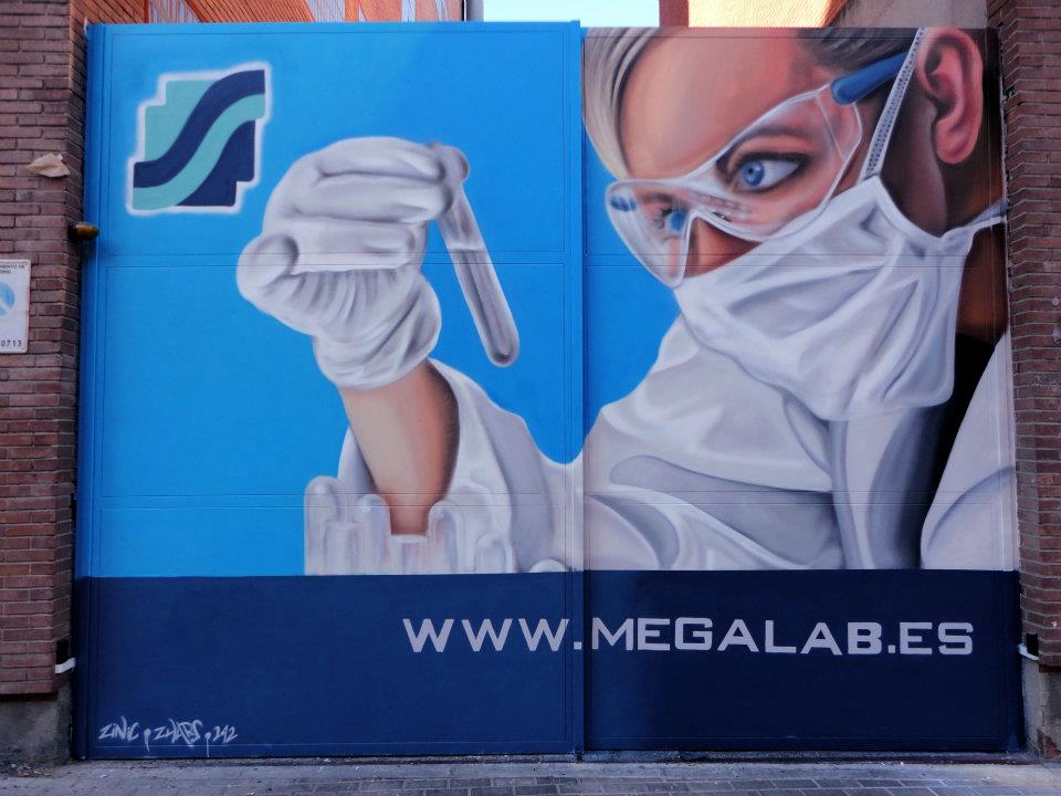 Mural Megalab Mallorca